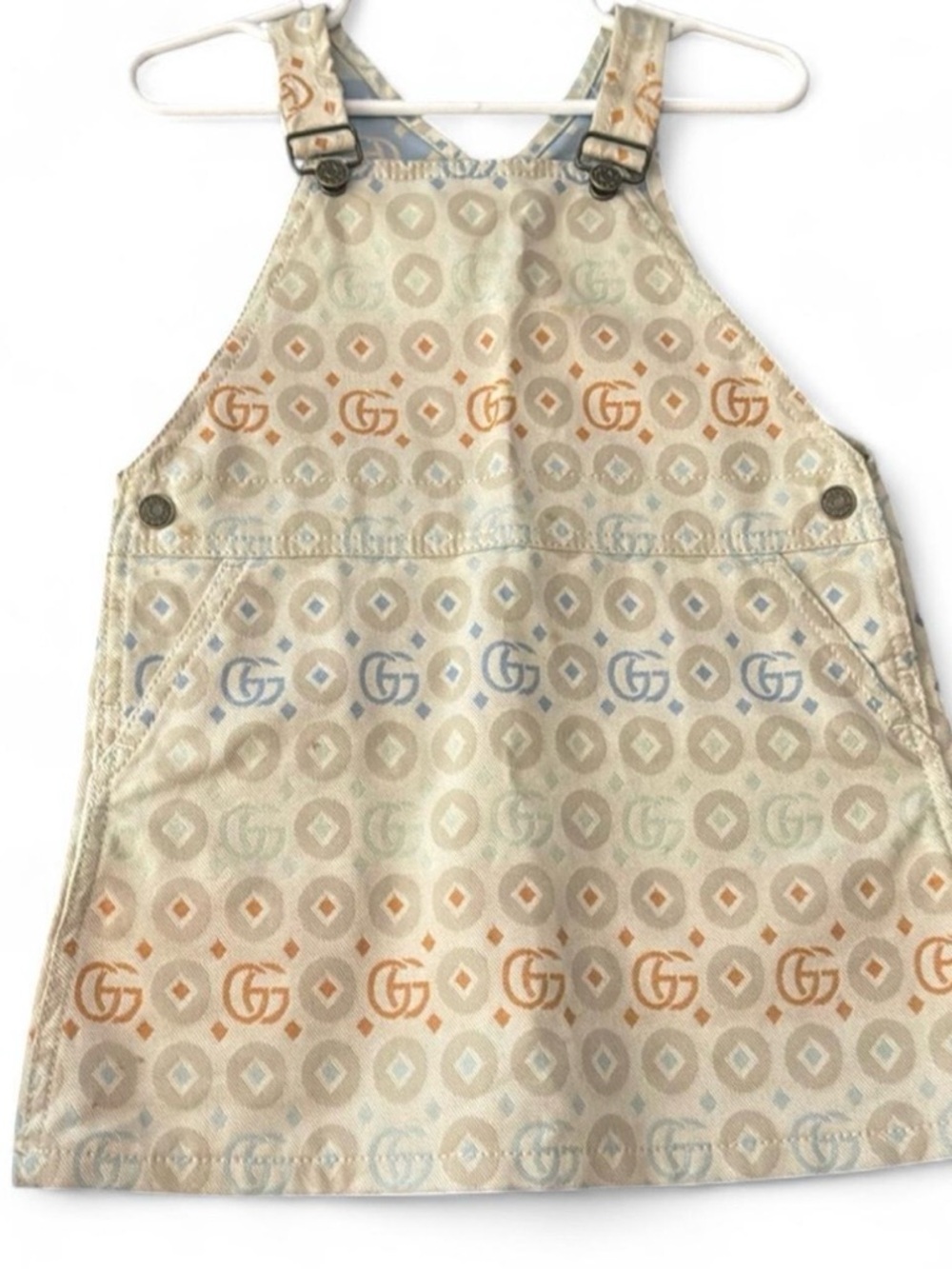 Gucci Toddler Overall Dress.